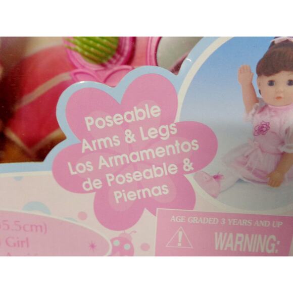 NEW Action Girl DOLL SET Little Dreams GIGO TOY Brush Mirror Clothes Outfit NIB - Picture 8 of 11